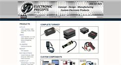 Desktop Screenshot of electronicprecepts.com